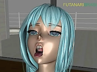 hot big ass brunette ts mickelly miranda takes big dick deep in her ass