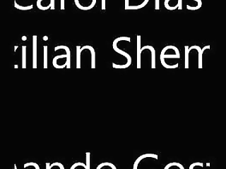 tattooed shemale fabiana abelha strips pink panties 'n jerks