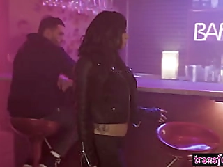 latina shemale bangs big tits girl with a tranny friend