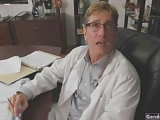 tgirl nurse anal reams her chief doctor