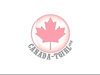 slender ladyboy with small teenie nipples strokes her dick