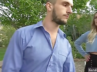 busty ts babysitter anal rides her boss