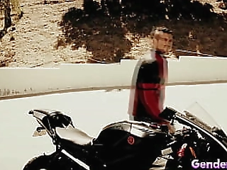 thai tgirl bee sucks and fucks huge latin cock