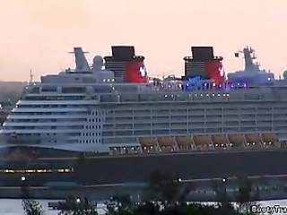 blonde shemale bangs ship porter