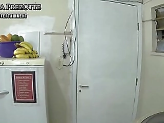 cute exhibicionist asian ladyboy masturbating her dick in public