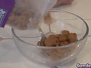 ladyboy pop sexy in the shower and her hot wet pussy