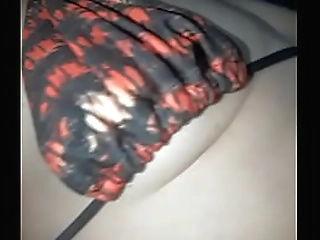 dominant ts gets sucked off by lady before punishment