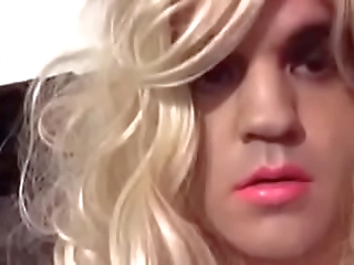 tranny tiffany - blonde bimbo