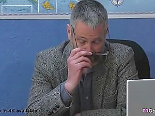 trans tutor janelle fennec having fun with monster cock