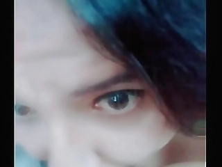 two sexy shemales fuck each other, then share a man