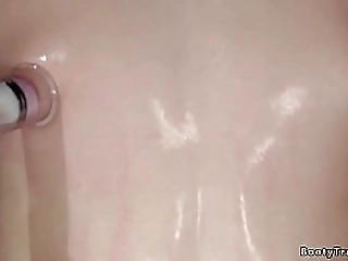 tied ts in stockings is anal banged