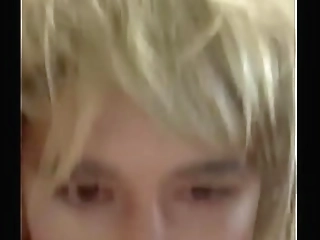 alexa scout strokes herself wearing eyeglasses