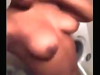 shemale masturbates with great dedication on cam