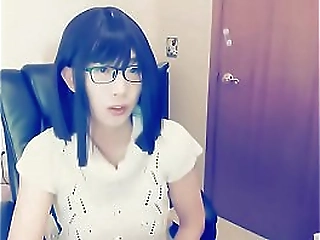 alicexiao in white sweater