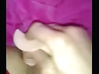 alexiasissyslut milking her sissy clitty with dildo deep inside her pussy ass