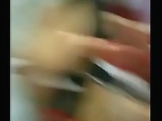 her new sex toy inside her ass