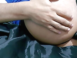 blonde shemale faxiana stroking her hard cock