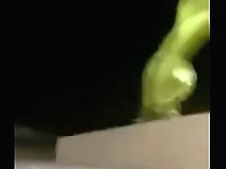 crossdresser walk windy night