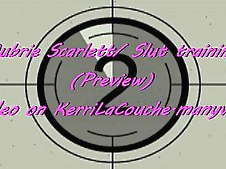 leather dom trains her slut