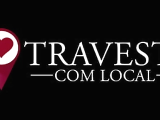 blonde shemale laura stroking outside