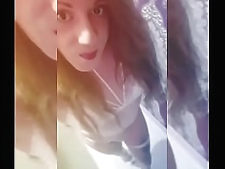 petite shemale izabelly has poolside masturbation session