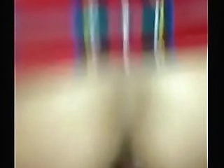 hot shemale brunette overflows with cum