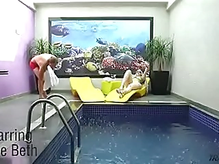 tattooed bigtits shemale tugging fat cock