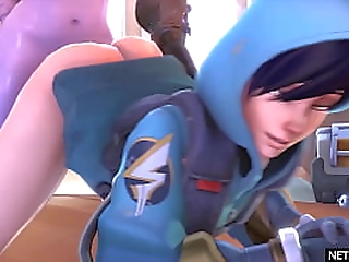 widowmaker fucks tracer in paris [sound]