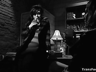 big cock shemale fucks investigator