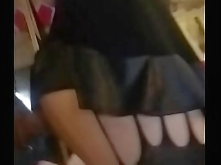 jessicasissyboy bends over and bounces on a big thick cock