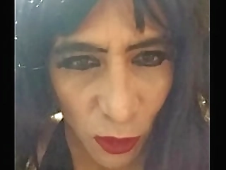 ebony guy gets smashed by a horny shemale