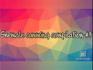 shemale cumming compilation #3