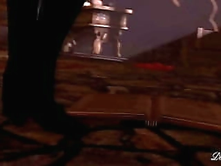 the witcher futanari - shemale with huge cock fucking ciri rough