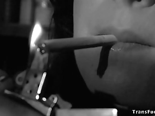 huge dick shemale fucks investigator