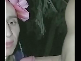 hot latin shemale dominating this bald dude