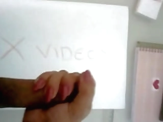 solo cock jacking on webcam with hot busty shemale