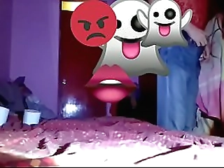 aeing asian shemale strokes her small penis and then takes out her anal toys