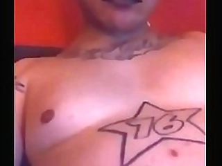 hot shemale wanking off and after sex