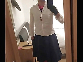 irene aoki s perfect shemale food job with her dildo