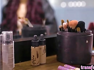 hot shemales enjoy sex and fisting session with milf