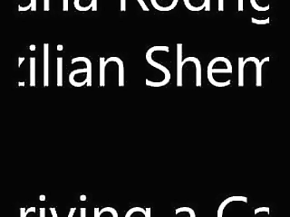 shemale masterbates in pantyhose and clear platfrom heels