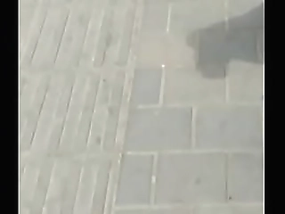 trans babe chanel santini jerks off her rod along with a huge male cock