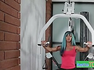 tall and gorgeous asian shemale ladyboy doing striptease