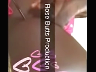 pencil in ass and playing with my cock - rose butts production