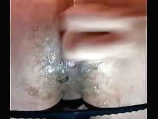 chrissy gags on huge monster cock - sissy slut shemale crossdresser blowjob