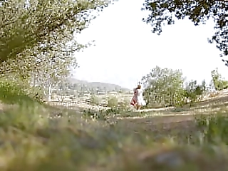 bree daniels, aubrey kate got bored picking flowers so they decided to fuck