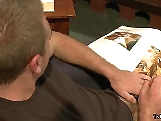 shemale caught roommate masturbating