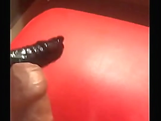 soft cock and dildo playing