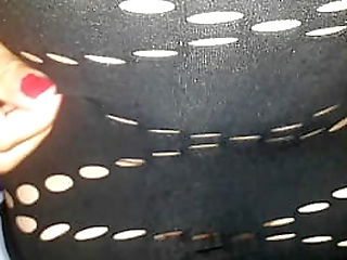 alluring shemale jacking off her big dick