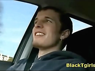 young white stuf get some birthday black tranny cock shove up his as